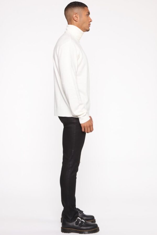 Pull à col roulé DeAngelo - Blanc - Image 3