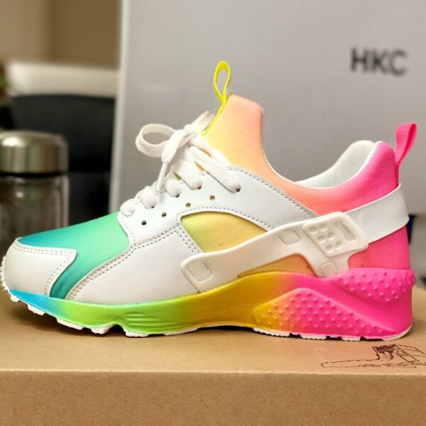 Chaussures de sport de marche colorées mixtes unisexes - Image 3