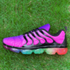 Chaussures de tennis à bout fermé à lacets de couleur mélangée pour femmes - Image 2