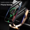 R1 Chargeur De Voiture 2020 Nouveau Produit Usine En Gros Support De Téléphone 10W Chargeur De Voiture Sans Fil De Charge Qi - Image 2
