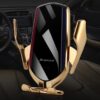 R1 Chargeur De Voiture 2020 Nouveau Produit Usine En Gros Support De Téléphone 10W Chargeur De Voiture Sans Fil De Charge Qi