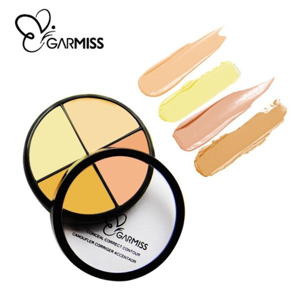 Le maquillage explosif éclaircit le teint de la peau Cosmetics Foundation Cream Correcteur 4 couleurs