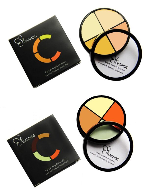 Le maquillage explosif éclaircit le teint de la peau Cosmetics Foundation Cream Correcteur 4 couleurs - Image 3