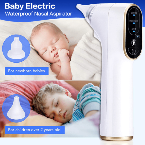 Aspirateur nasal pour bébé électrique Nettoyeur de nez pour bébé Snot Sucker Réglages réglables - Image 6