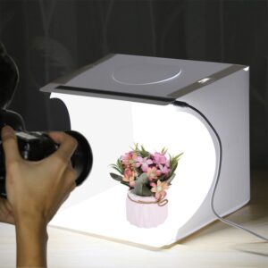 Mini Portable PULUZ 20cm pliant 550LM LED lightbox Table Top Softbox photographie photo Studio boîte