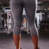 Femmes Yoga Capris Power Flex Pantalon de course Leggings d'entraînement - Image 4
