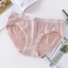 Sous-vêtements en graphène sans couture pour femmes East Gate Plaid Underwear Slip femme taille moyenne en dentelle - Image 7