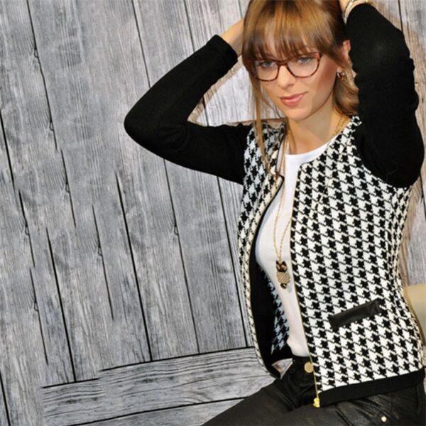 Veste et blazers à imprimé oiseau pour femme pour l'automne