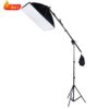 Flash Set 50x70cm lumière photographie Studio Photo photographique boîte souple Kits d'équipement d'éclairage Studio Photo avec trépied 200cm