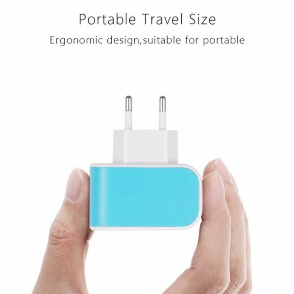 Chargeur Wall 3 Port USB Charge rapide 3.6v / 3A tête Chargeur Wall 3 Port USB Charge rapide 3.6v / 3A tête de charge USB pour téléphone portablede charge USB pour téléphone portable - Image 3