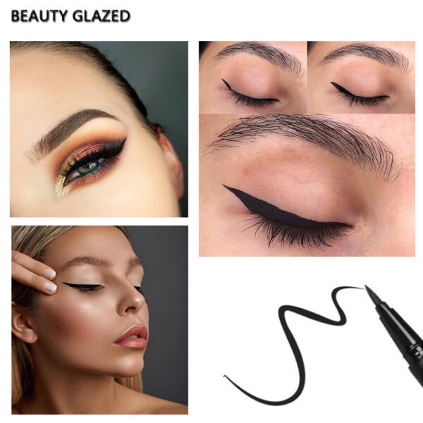 Beauté Glacé Professionnel Étanche Liquide Eyeliner Style Noir Longue Durée Eye Liner Stylo Crayon Maquillage Cosmétiques Outil - Image 2