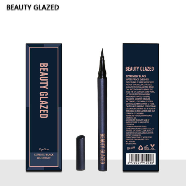 Beauté Glacé Professionnel Étanche Liquide Eyeliner Style Noir Longue Durée Eye Liner Stylo Crayon Maquillage Cosmétiques Outil - Image 4