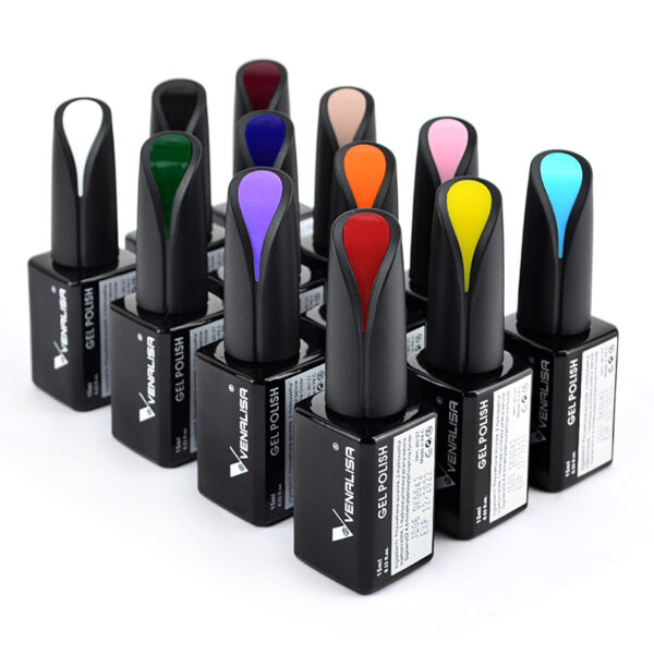 VENALISA 15ML top vente vernis à ongles haute brillance longue durée UV LED Soak Off Gel OEM/ODM  vernis gel uv - Image 4