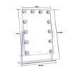 GOODYS Miroir de maquillage de vanité d'Hollywood éclairé par bureau de commande tactile d'écran avec des Blubs LED à intensité variable - Image 3