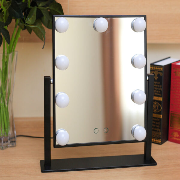 GOODYS Miroir de maquillage de vanité d'Hollywood éclairé par bureau de commande tactile d'écran avec des Blubs LED à intensité variable - Image 5