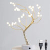 DHARM Blanc perle avec touche de chevet sans fil arbre lumière branche lampe de table luxe - Image 2