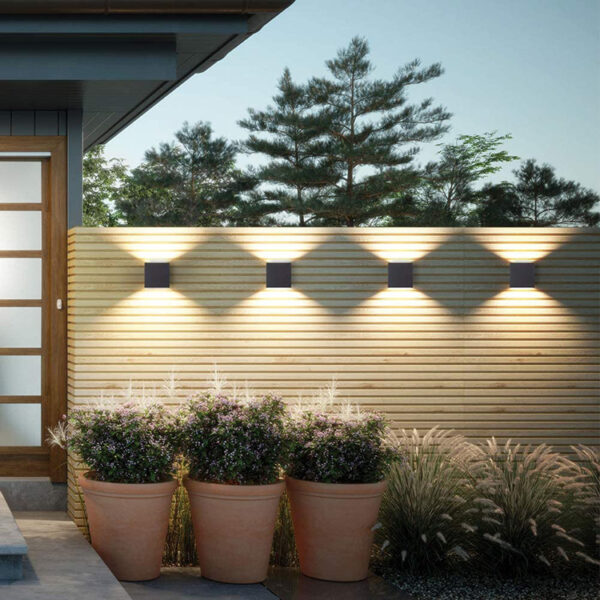TX Ip65 Étanche Couloir Chambre Applique Murale Réglable Cube Led Jardin Porche Lumière 6w 12w Intérieur Extérieur Led Applique Murale - Image 4