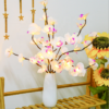 BEAM 70cm Led Simulation Orchidée Branche Lumières Arbre Lampe De Table LED Branche De Saule Lumières - Image 4