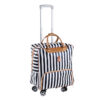 Ensemble de roulement de chariot de haute qualité PU cabine à main voyage valise pliable combinable sac de chariot à bagages sac de sport - Image 4