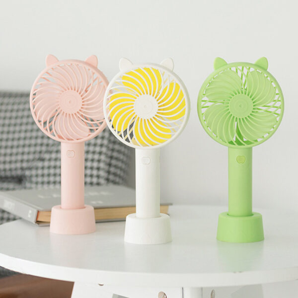 DAKAR Mini ventilateur portatif mignon rechargeable d'usb de petit ventilateur personnel tenu dans la main électrique