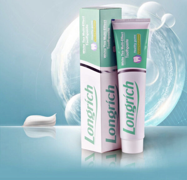 Dentifrice multi-effets au thé blanc | Lonugrich sans fluor
