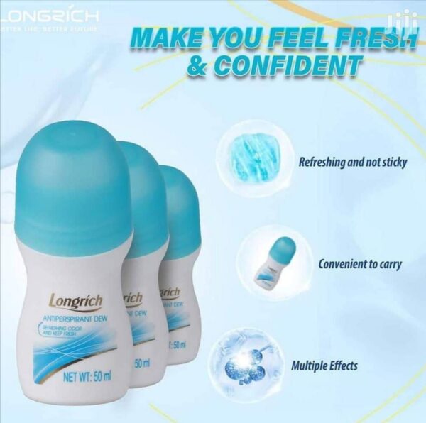 Antitranspirant et Déodorant Roll On Longrich Élimine les odeurs - Image 3